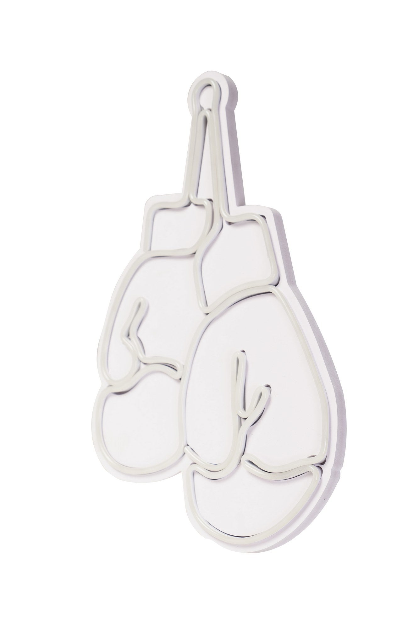 Panneau mural "Gants de boxe" Alteas L27xH44cm LED Blanc