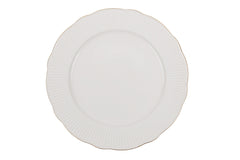 Service de table 18 pièces Avout Porcelaine Blanc liseré Or