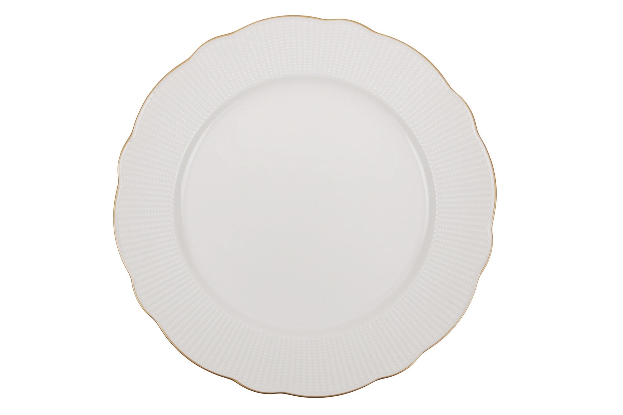 Service de table 18 pièces Avout Porcelaine Blanc liseré Or