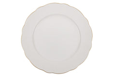 Service de table 18 pièces Avout Porcelaine Blanc liseré Or