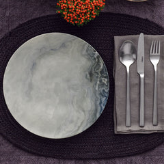 Set vaisselle service dîner 24 pièces Murrina 100% Porcelaine Marbre