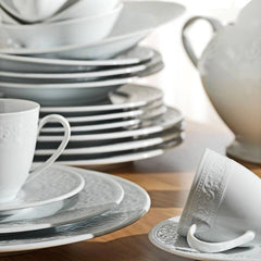 Set vaisselle service dîner 24 pièces Murrina Waves Porcelaine Bleu