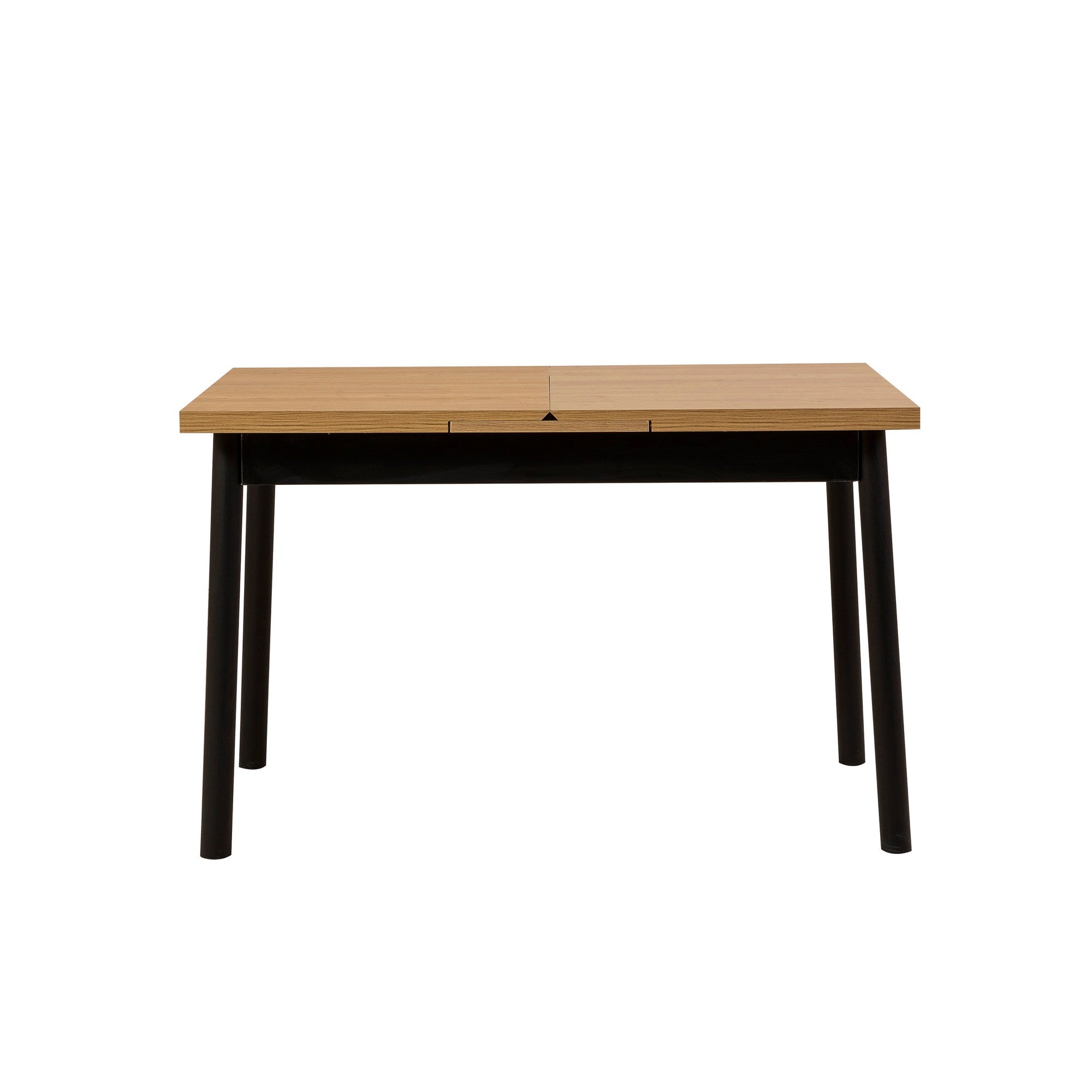 Table à manger extensible Avre Bois clair et Noir