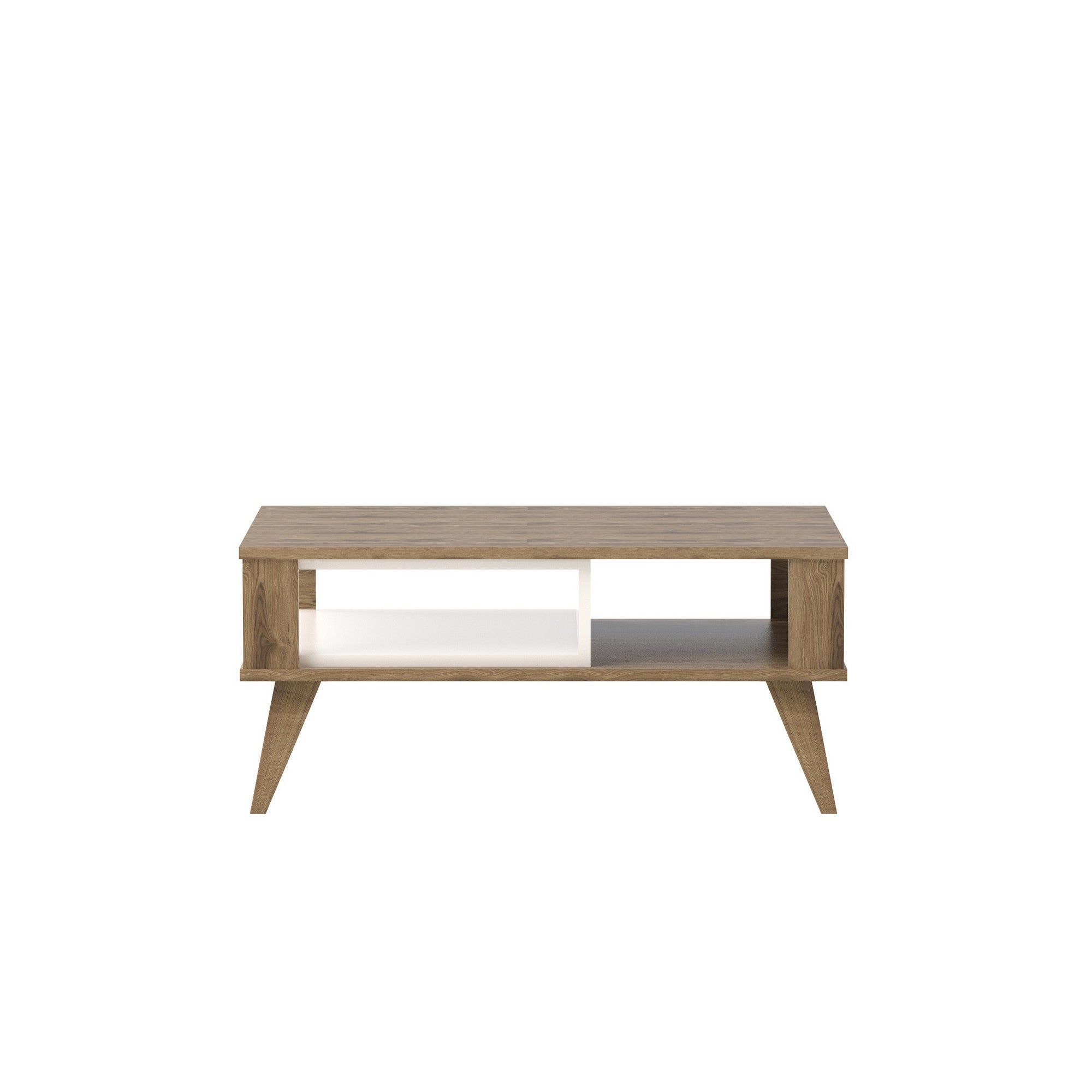 Table basse Incommodum Bois Chêne et Blanc