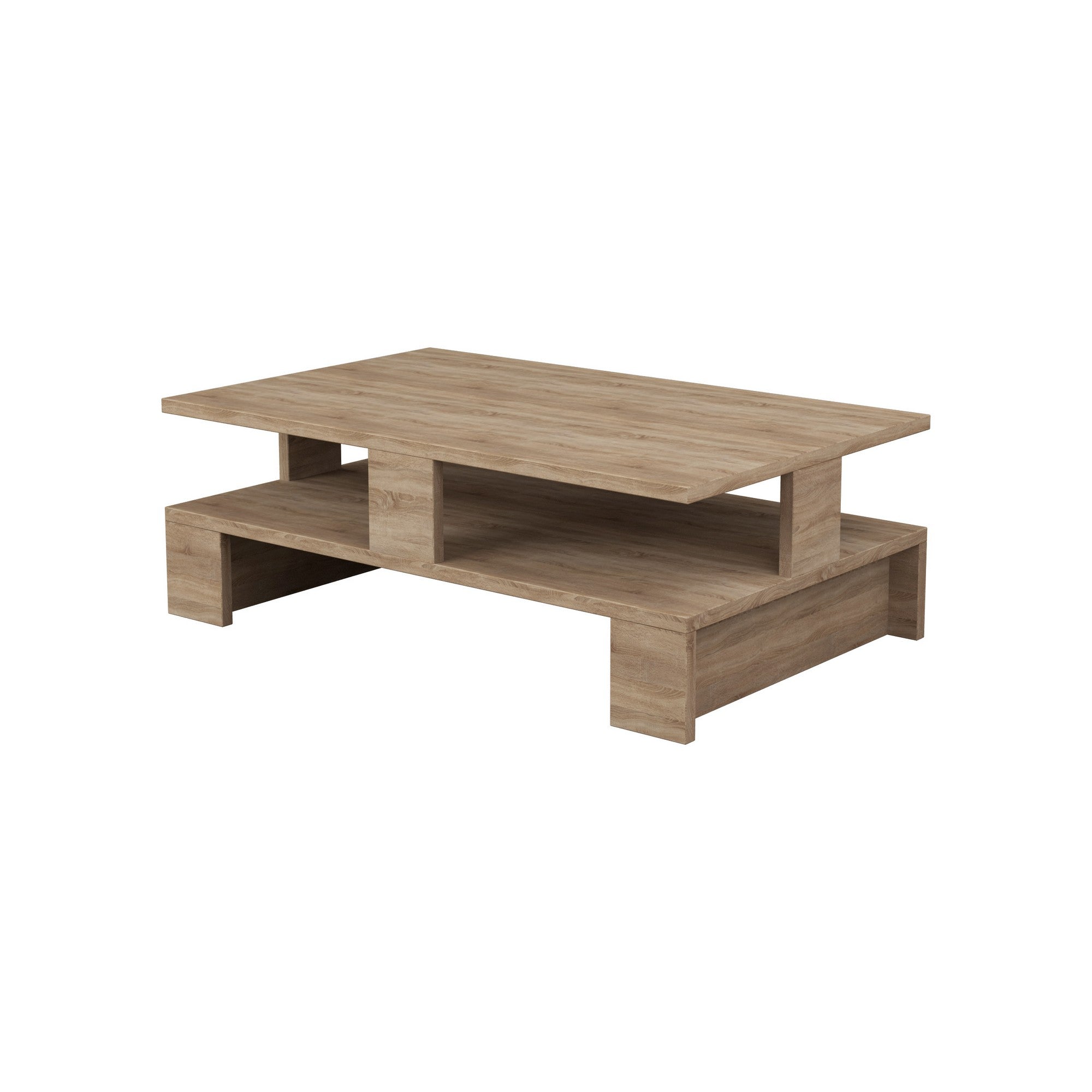 Table basse rectangulaire Laponica Bois Chêne