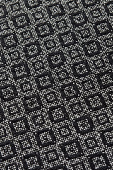 Tapis Jaylen 60x90cm Velours Motif Chats fond Noir